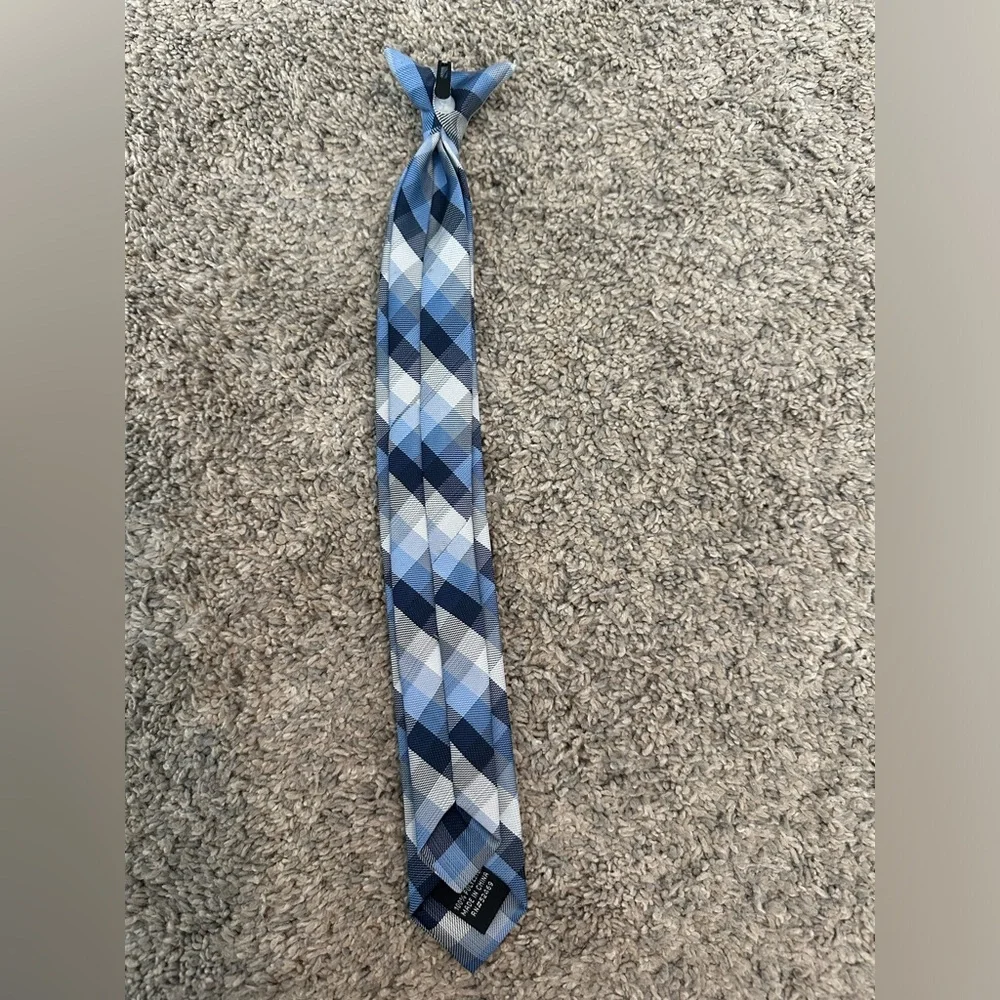 Boys polyester clip on tie 14.5 inches